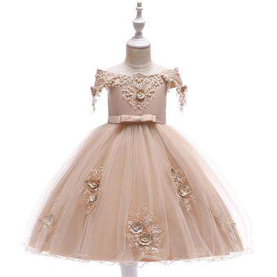 China Anti-wrinkle Kids Wedding Dress Ball Gown Kids Clothes Girl Dress for sale