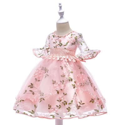 China Anti-wrinkle design latest baby fashion little party kids dresses for girls for sale