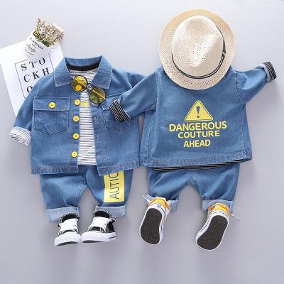 China Costume Wholesale 3 Pcs Set Cowboy Boy Kids Clothes for sale