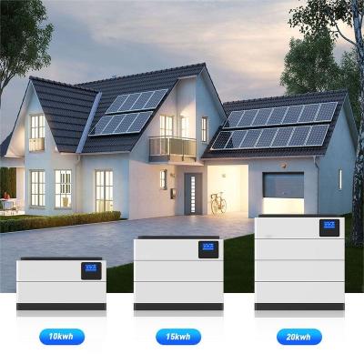 China RV Port 15KWh Stacked LiFePO4 Battery Plug LifePo4 Battery 50Ah 100Ah 150Ah 200Ah Battery Easy Back For Home Solar Storage for sale