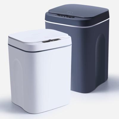 China 14/16 L Wholesale Viable ABS Car Touchless Indoor Smart Automatic Sensor Trash Bin for sale