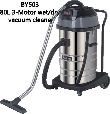 China Suitable for all kinds of business carpets BAIYUN BY503 80L 3000w motor stainless steel tank vacuum cleaner high quality portable powerful wet and dry hotel for sale