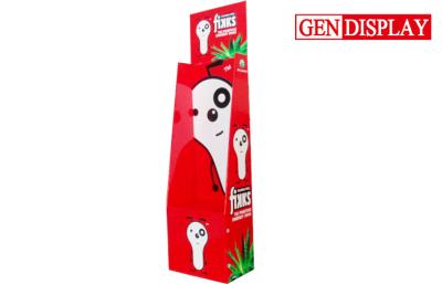 China Red Drink Cardboard Display Stand Tower For Supermarket for sale