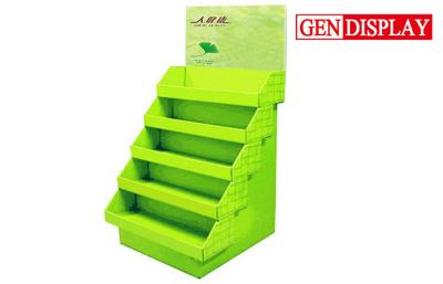 China Corrugated Pallet Cardboard Display Shelves With 4c / 1c Full Color for sale