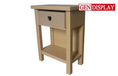 China Cute Desk Corrugated Cardboard Furniture With Matt Film Lamination for sale