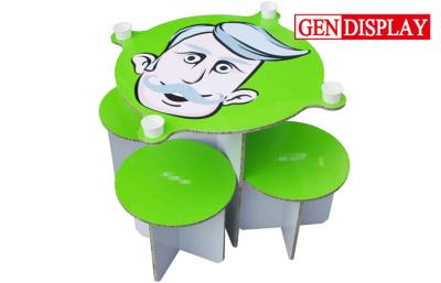 China Economic Corrugated Cardboard Furniture , Promotional Table Sets For Kids for sale