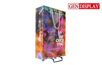 China Glossy 4c Printing Cardboard Trolley Box For Exhibitions for sale