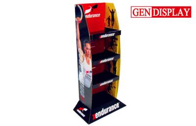 China Sports Cardboard Display Stands , Full Printing Promotional Display Stands for sale