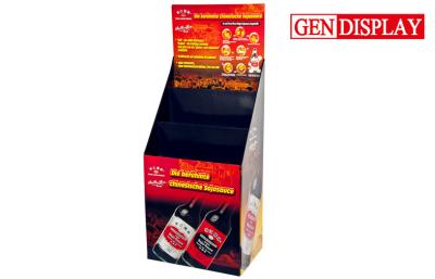 China FSDU Pos Cardboard Floor Display Stand For Bottles Custom for sale