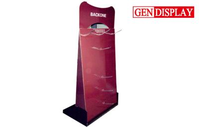 China Supermarket Cardboard POP Display Stand , Custom Hooks Display Stand for sale