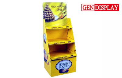 China POS Cardboard Ferrero Rocher Chocolate Candy Display Stands For Supermarket / Stores for sale