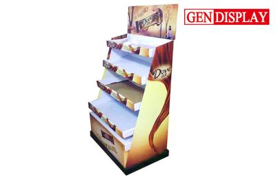 China Durable And 100% Recyclable Candy Display Stands For Dove Chocolate for sale