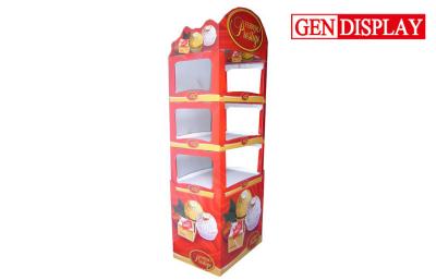 China Supermarket Candy Display Stands , Pop Cardboard Chocolate Display Unit for sale