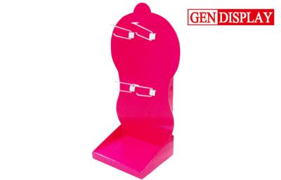 China Cardboard Counter Candy Display Stands With Hooks , Retail Counter Display for sale