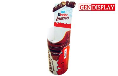 China Recycle Cardboard Kinder Chocolate Display , Candy Bins Display Stand for sale