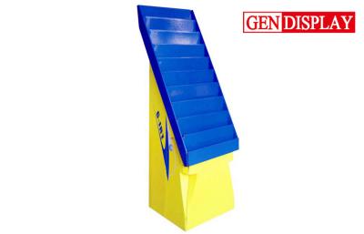 China Full Printing Cardboard Pos Display Stand Shelf For Cards Promotion for sale