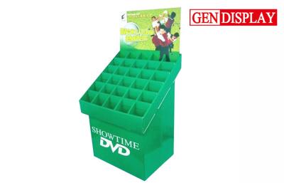 China Sturdy & Durable Cardboard POS Display Stand For DVD Promotion for sale