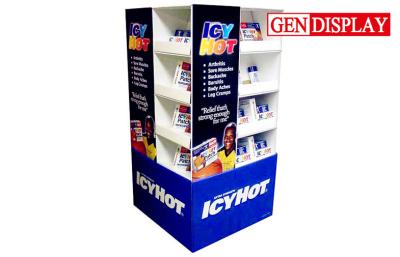 China Retail Cardboard Pallet Display Stand With Shelves For Exhibiton for sale