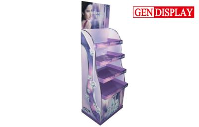 China Promotional Cardboard Cosmetic Display Stands , Facial Mask Display for sale