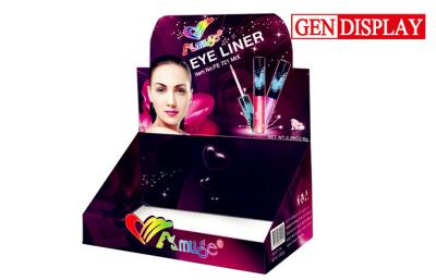 China Sturdy & Durable Custom Cardboard Cosmetic Display Stands For Eyeliner for sale