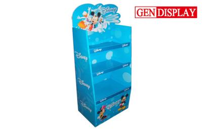 China Pos Cardboard Display Shelves For Disney Toys, Toys Display Stands for sale