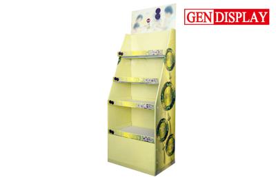 China Popular Cardboard Beverage Display Racks , Retail Cardboard Drinks Display Stands for sale