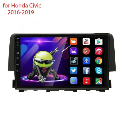 China GPS 9 Inch Android 2 Din Car Stereo GPS Player Dash Auto Radio Navigation For Honda Civic 2016-2019 for sale