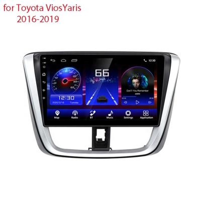 China Best Selling BT Wifi 10Inch GPS Radio 2Din Android Car Multimedia System For Toyota Vios/Yaris 2016-2019 for sale