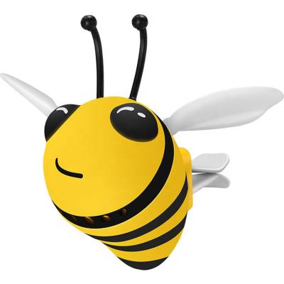 China Eco-Friendly Car Air Freshener Little Bee Shaking Wings Air Vent Clamps Cut Fresheners Air Conditioner Diffuser Outlet Scent Aroma Car Long Lasting Aromatherapy for sale