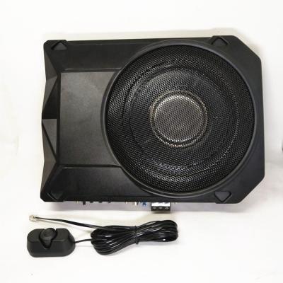 China Car Audio System 8 10 Inch Subwoofer Under Seat Car Super Slim Speakers Aluminum Basket Subwoofers 12v 220v for sale