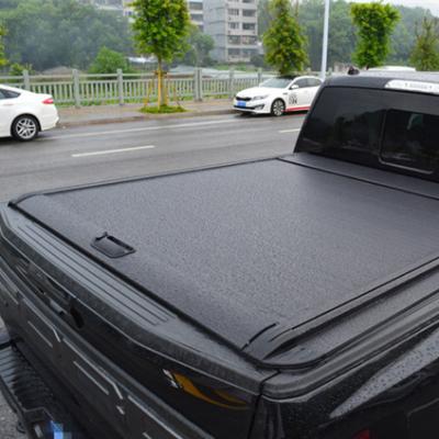 China Custom High Quality Roll Up Tonneau Cover Pickup Truck Bed Cover Roll Up Tailbox Cover For Toyota Hilux for sale