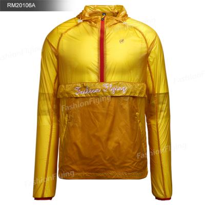 China Sun Skin Protection Ultra Light Skin Protection Mens Waterproof Breathable Clothing Custom Anorak for sale