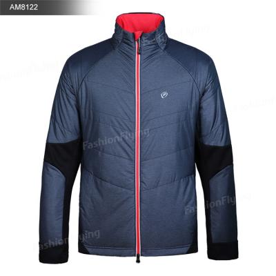 China Men's Breathable Stripper Jacket Light Weight Hybrid Cycling Windproof Quilted Tracksuit Padded Jacket for sale