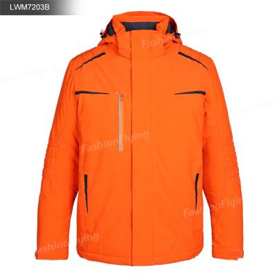 China Waterproof Men's Insulated Jacket/Hidden Hood Waterproof Padded Jacket Outdoor Winter Coat Workwear Jacket for sale