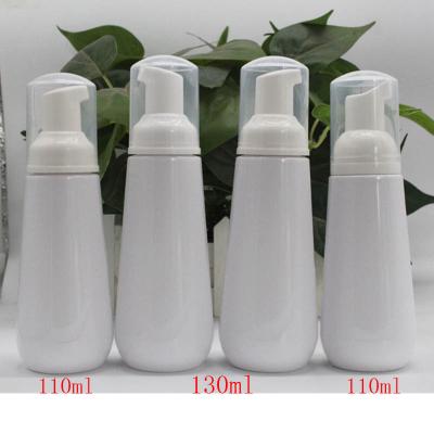 China 110ml 130ml Foaming Bottle Cosmetic High Quality Foaming Cleaning Foam Bottle for sale