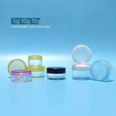 China 5g 10g 15g Eyeshadow Box Travel Bottle Cosmetics Nail Cream Sub-bottling Customized Bottle for sale