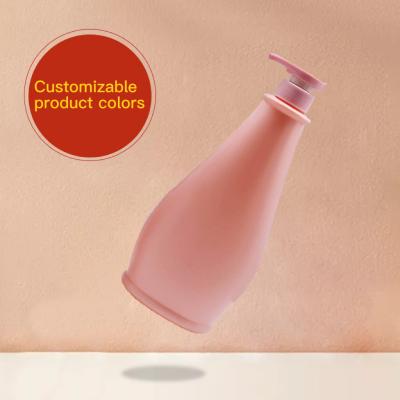 China 1000ml HDPE Cosmetic Exquisite Large Capacity Lotion Bottle For Shampoo And Shower Gel for sale