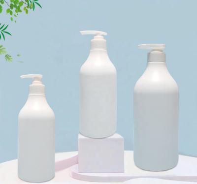 China Personal Care Stain Supply 500ml1000ml Plastic Shower Gel Bottle HDPE Bottle Shampoo Conditioner Sub Bottle for sale