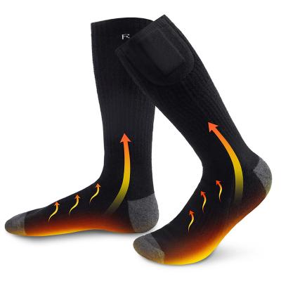 China Factory direct sale winter regular rechargeable electric thermal warm socks the cold feet for sale