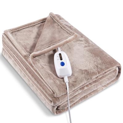 China Other Factory Price Heating Throw Blanket Washable Electric Bed Warmer Blanket for sale