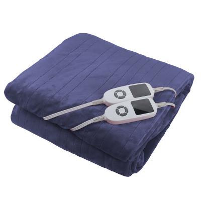 China PORTABLE Fast Shipping Dual Control Electric Heated Blanket for sale