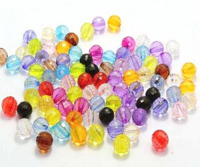 China 8mm transparent acrylic beads beads materials modern wholesale handmade diy beaded accessories jewelry for sale