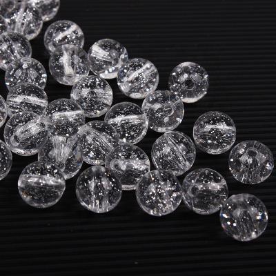 China 8mm/10mm Modern Series Beads Plastic Transparent Acrylic Beads For DIY Jewelry Making Accessories for sale