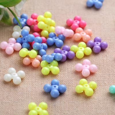 Κίνα Modern Mixed Color Loose Bead Necklace Bracelet Making Plastic Acrylic Beads For DIY Jewelry Making προς πώληση