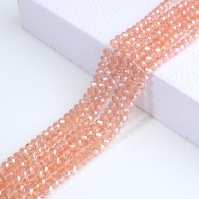 China DIY Jewelry Making Custom Glass Rondelle Beads China Cheap Price Crystal Micro Glass Bead For Jewelry Making Glass Beads for sale