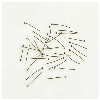 China High quality workable head copper pin round ball eye ball jewelry findings diy accessories 1000/bag for sale