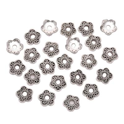 China Modern retro flower shap bead pendant loose bead for DIY jewelry accessories material for sale