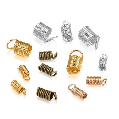 Κίνα New Modern Golden&Silver Twisted Hair Jewelry Charms Braid Rings Metal Hair Tubes Copper Hair Dreadlocks προς πώληση