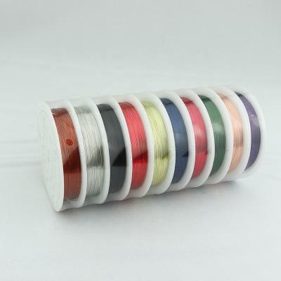 China Viable hot sale color copper wire wrapped jewelry line for DIY curtain necklace bracelet jewelry accessories for sale