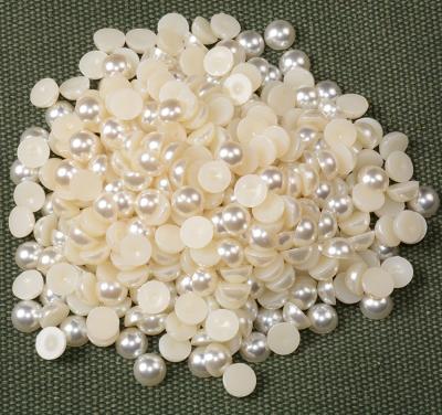 China Modern wholesale colorful plastic half round faux pearl clothing pearl accessories beads for sale